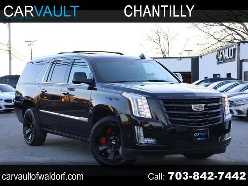 Black 2019 Cadillac Escalade ESV Platinum