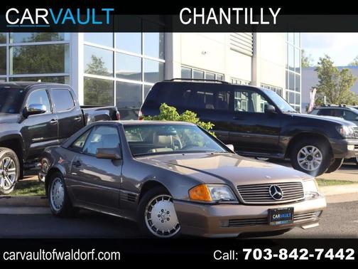 GOLD 1991 Mercedes-Benz SL-Class SL coupe