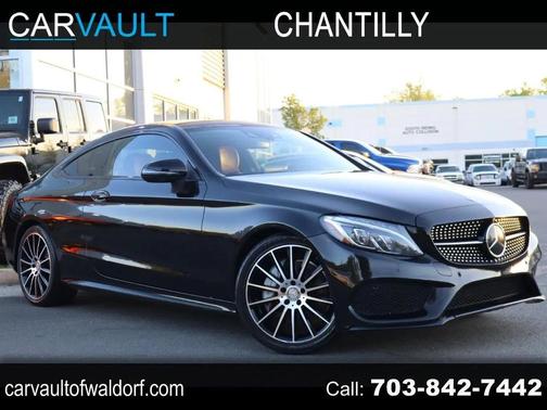 Black 2017 Mercedes-Benz C-Class C300 Coupe