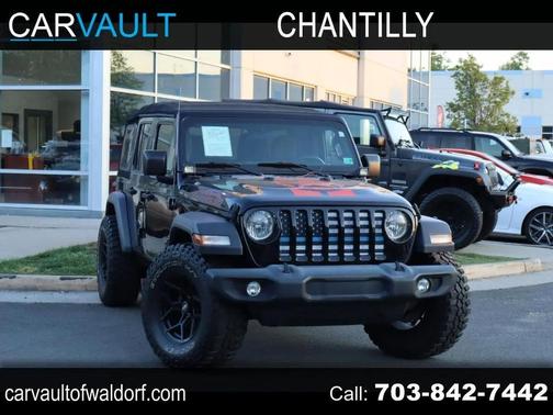 Black Clearcoat 2018 Jeep Wrangler Unlimited Sport