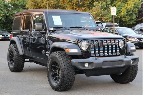 Black Clearcoat 2018 Jeep Wrangler Unlimited Sport
