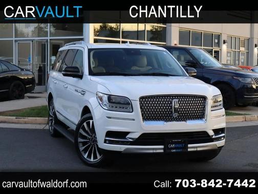 Pristine White 2021 Lincoln Navigator Reserve