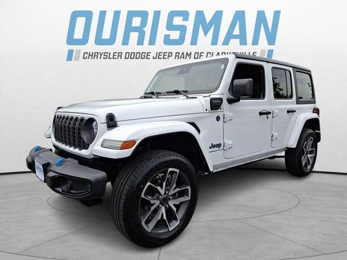 Bright White Clearcoat 2024 Jeep Wrangler 4xe Sport S