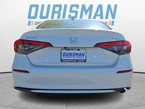 Platinum White Pearl 2024 Honda Civic Sport