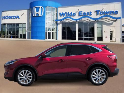 Rapid Red Metallic Tinted Clearcoat 2021 Ford Escape Titanium