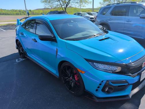 Boost Blue Pearl 2021 Honda Civic Type R Touring