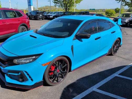 Boost Blue Pearl 2021 Honda Civic Type R Touring