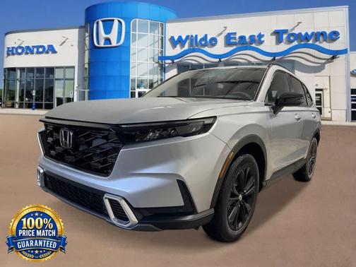 Solar Silver Metallic 2026 Honda CR-V Hybrid Sport Touring AWD