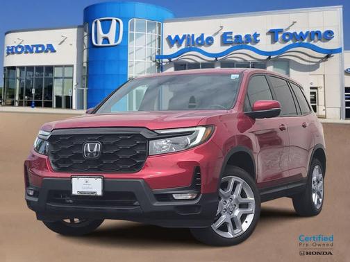 Radiant Red Metallic II 2025 Honda Passport AWD EX-L