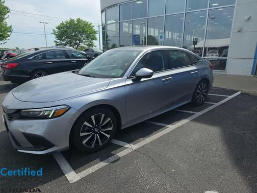 Lunar Silver Metallic 2024 Honda Civic EX