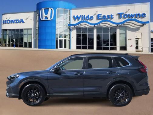 Canyon River Blue Metallic 2025 Honda CR-V Hybrid Sport AWD