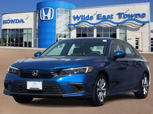 Aegean Blue Metallic 2024 Honda Civic LX