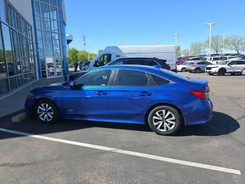 Aegean Blue Metallic 2024 Honda Civic LX