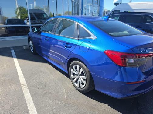 Aegean Blue Metallic 2024 Honda Civic LX