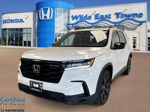 Platinum White Pearl 2025 Honda Pilot Black Edition