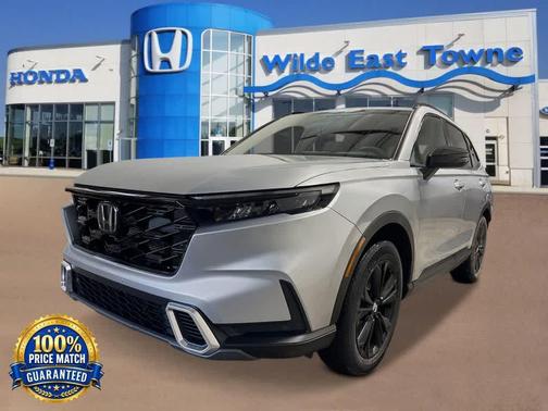 Solar Silver Metallic 2026 Honda CR-V Hybrid Sport Touring AWD