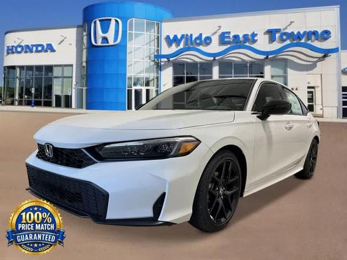 Platinum White Pearl 2026 Honda Civic Sport