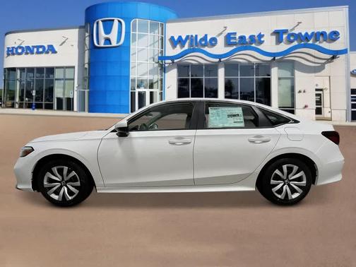 Platinum White Pearl 2026 Honda Civic LX
