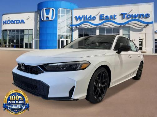 Platinum White Pearl 2026 Honda Civic Sport