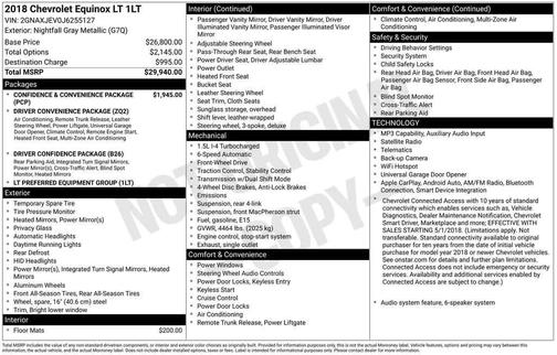 Nightfall Gray Metallic 2018 Chevrolet Equinox LT