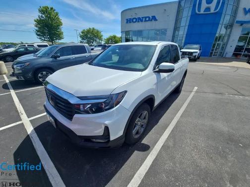 Platinum White Pearl 2023 Honda Ridgeline RTL