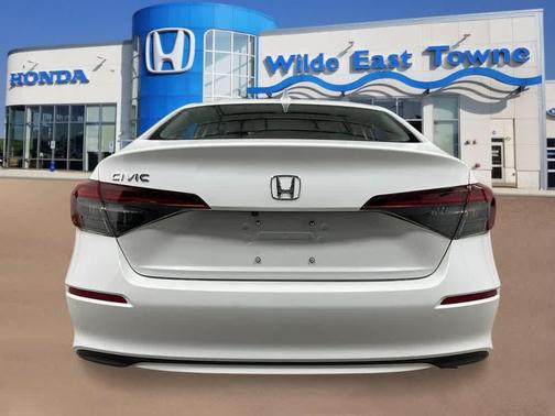 Platinum White Pearl 2026 Honda Civic LX