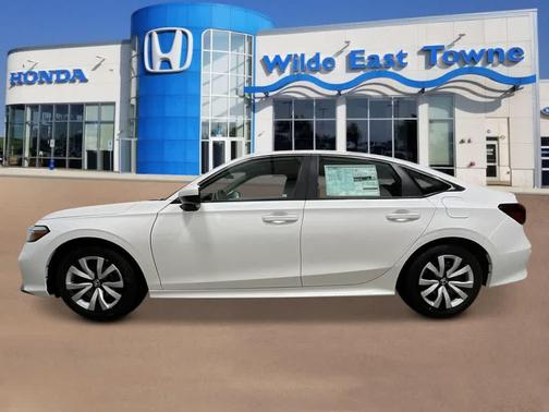 Platinum White Pearl 2026 Honda Civic LX