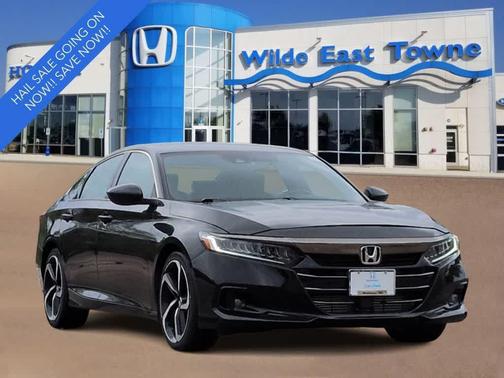 Crystal Black Pearl 2022 Honda Accord Sport 1.5T