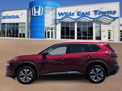 Scarlet Ember Tintcoat 2021 Nissan Rogue SV