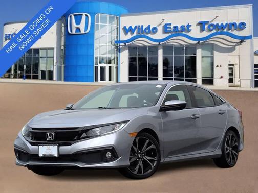 Lunar Silver Metallic 2019 Honda Civic Sport
