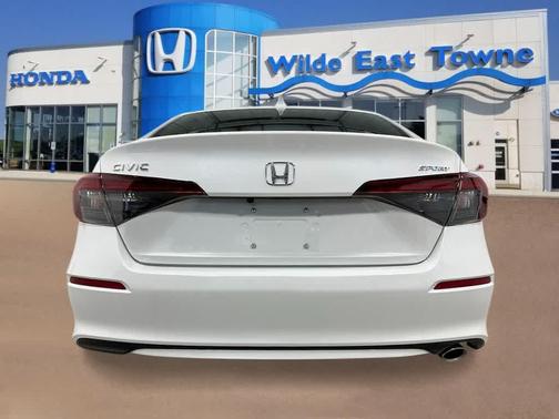 Platinum White Pearl 2026 Honda Civic Sport