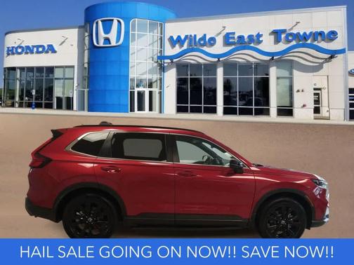 Radiant Red Metallic 2023 Honda CR-V Hybrid Sport Touring AWD