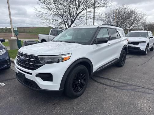 OXFORD WHITE 2020 Ford Explorer XLT