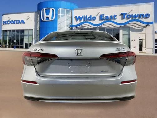 Solar Silver Metallic 2026 Honda Civic Hybrid Sport Touring