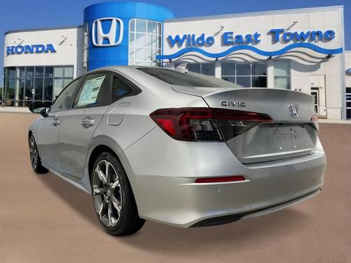 Solar Silver Metallic 2026 Honda Civic Hybrid Sport Touring