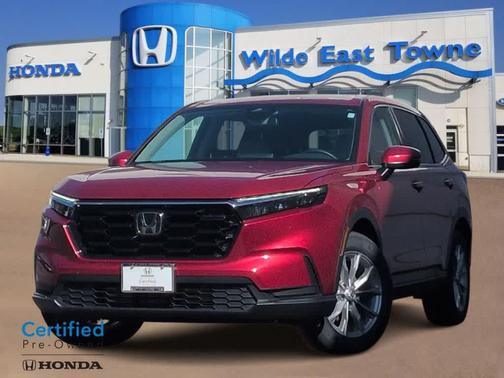 Radiant Red Metallic 2025 Honda CR-V EX AWD