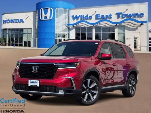 Radiant Red Metallic II 2025 Honda Pilot Elite