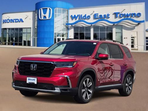 Radiant Red Metallic II 2025 Honda Pilot Elite