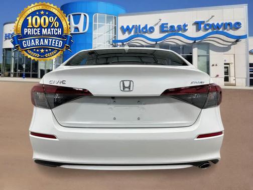 Platinum White Pearl 2026 Honda Civic Sport