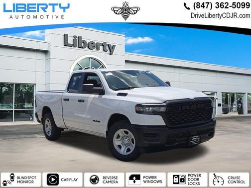 Bright White Clear-Coat Exterior Paint 2026 RAM 1500 Tradesman