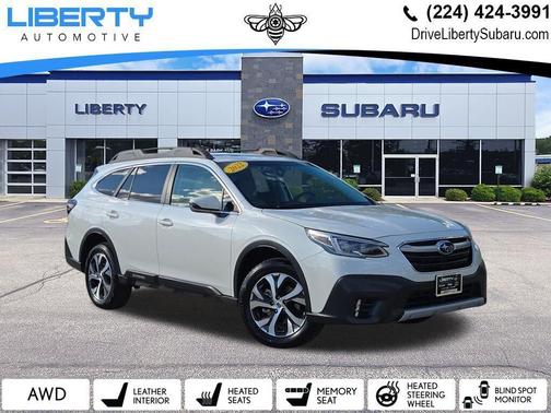 White 2022 Subaru Outback Limited