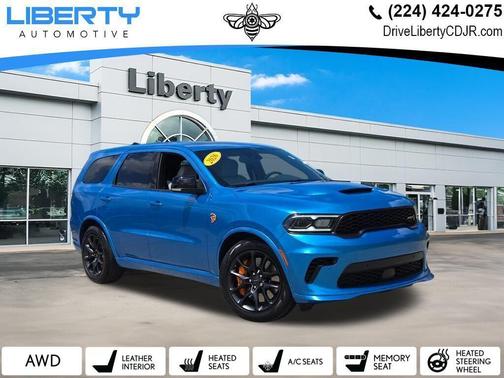 Blue 2026 Dodge Durango SRT Hellcat Jailbreak AWD