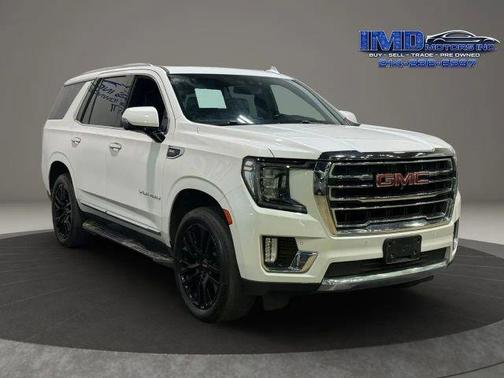 White Frost Tricoat 2021 GMC Yukon SLT