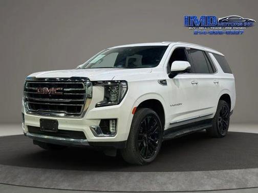 White Frost Tricoat 2021 GMC Yukon SLT