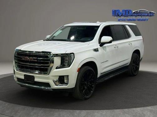 White Frost Tricoat 2021 GMC Yukon SLT