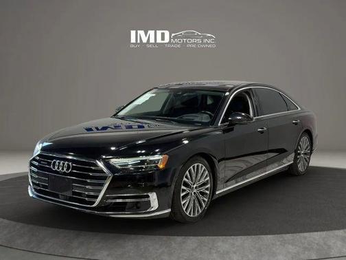 Mythos Black Metallic 2021 Audi A8 L 55