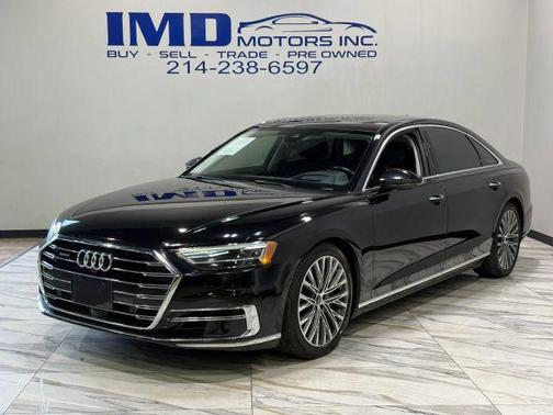 Mythos Black Metallic 2021 Audi A8 L 55