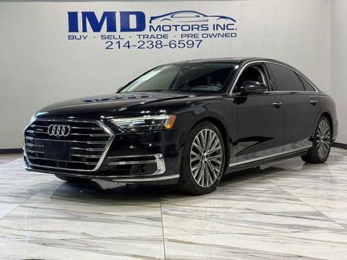 Mythos Black Metallic 2021 Audi A8 L 55