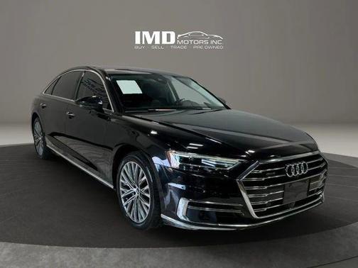 Mythos Black Metallic 2021 Audi A8 L 55