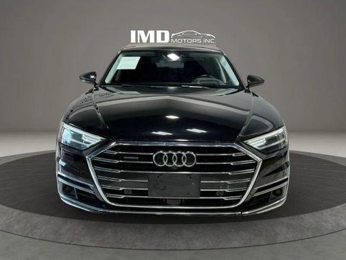 Mythos Black Metallic 2021 Audi A8 L 55